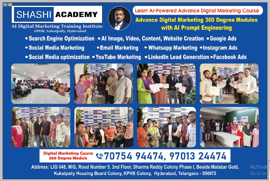Best Digital Marketing Institute Near KPHB